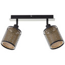 Spotbalken Elias, gold, 20,9 x 30 cm, Metall Lampe