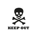 Wallsticker Keep Out