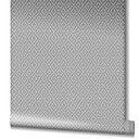 grafisk tapet, non-woven tapet Flora grå