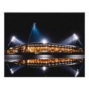 Poster FC Hansa Rostock Stadion bei Nacht