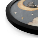 Poster Lièvre et Ours sur la Lune - Oliver Robins - Rond