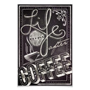 Poster - Life begins after coffee