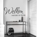 Muursticker Welkom vrienden en familie