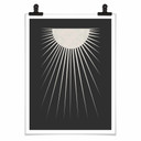 Plakat Orara Studio - Minimalistyczny księżyc