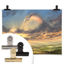 Plakat - lot w chmurze