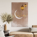 Akrylbillede Ramadan Mubarak med lanterner