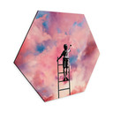 Hexagon Dibond Taudalpoi - Painting Clouds