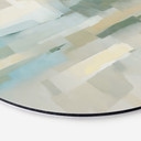 Tableau Velvet Dusk - Paysage Abstrait - Sir Edward x Grigory Gladarev - Alu-Dibond Rond