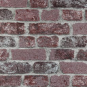 Anaglypta® Brick Baker Street papier peint intissé aspect brique vintage rouge, gris