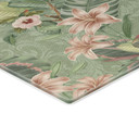 Panel szklany do kuchni Dżungla z papugami Zielony - Bloomery Decor