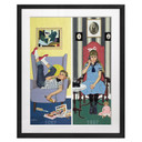 Fine Art Poster mit Passepartout Kurt Ard - Heute wie damals (1957)