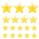 Wallsticker Stjerner 2