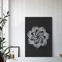 MDF - Dekoracja drewniana kwiat mandala