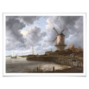 Plakat van Ruisdael - Wiatrak w Wijk koło Duurstede