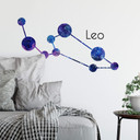 Wandtattoo Sternenbild Leo - Löwe
