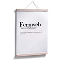 Poster Grammatik Fernweh