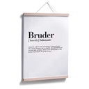 Poster Grammatik - Bruder