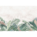 Jungle Leaves Green Watercolour | Fototapeta dżungla - Bloomery Decor