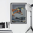 Plakat Brown - T-Rex