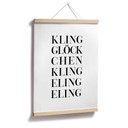 Poster Kling Glöckchen