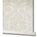 non-woven tapet beige ornamental til stue soveværelse kontor marburg tapet