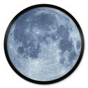 Plakat Moon Complete - okrągły