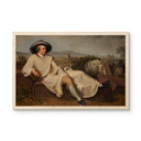 Plakat drewniany Tischbein - Goethe w rzymskiej Kampanii