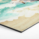 Hexagon Dibond Måger på stranden - SpaceFrog Designs