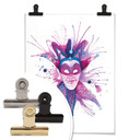Plakat Buttafly - Maska Mardi Gras