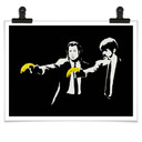 Plakat Banksy - Pulp Fiction