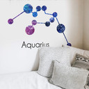 Wandtattoo Sternbild Aquarius Wassermann
