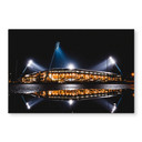 Glasbild FC Hansa Rostock Stadion bei Nacht - 60x40 cm