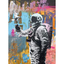Fototapeta Astronauta z gołębiem - Kuryliuk