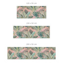 Stænkplade til køkken tropiske blade i junglen pink - Bloomery Decor
