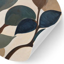 Wallsticker Emil's Garden - Botaniske Blade - Sir Edward x Grigory Gladarev - Rund