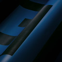 Versace Home Blue Black Meander Próbki Designerska luksusowa tapeta z włókniny 