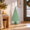 Kerstboom van vilt om neer te zetten (2-delig)