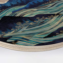 Obraz drewniany SpaceFrog Designs - Sea drift - okrągły