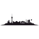 Sticker mural - Berlin Skyline 2