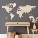 Décoration murale en bois - Placage peuplier - It's a Girl