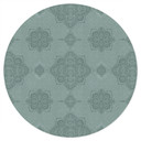 Naklejka na ścianę Próbki Marrakesz zielony - Bloomery Decor - Okrągła