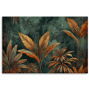 Canvasbillede, Tropiske blade i orange