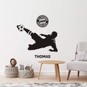 Muursticker + Naam Bayern Munchen Voetballer 01