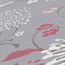 Papier peint floral gris blanc - papier peint floral abstrait - papier peint de salon naturel