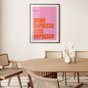 Plakat Więcej espresso mniej depresso - Fritsch