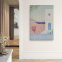 Tableau sur verre Rivers - Grèce