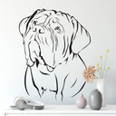 Wallsticker Dogue de bordeaux