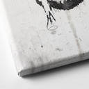 Obraz na płótnie Banksy - Miotacz kwiatów