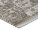 Glasschilderijen Landschap met tuinlandschap in beige - Ms Tiff