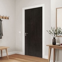 Film pour portes bois marron foncé, ébène, aspect bois